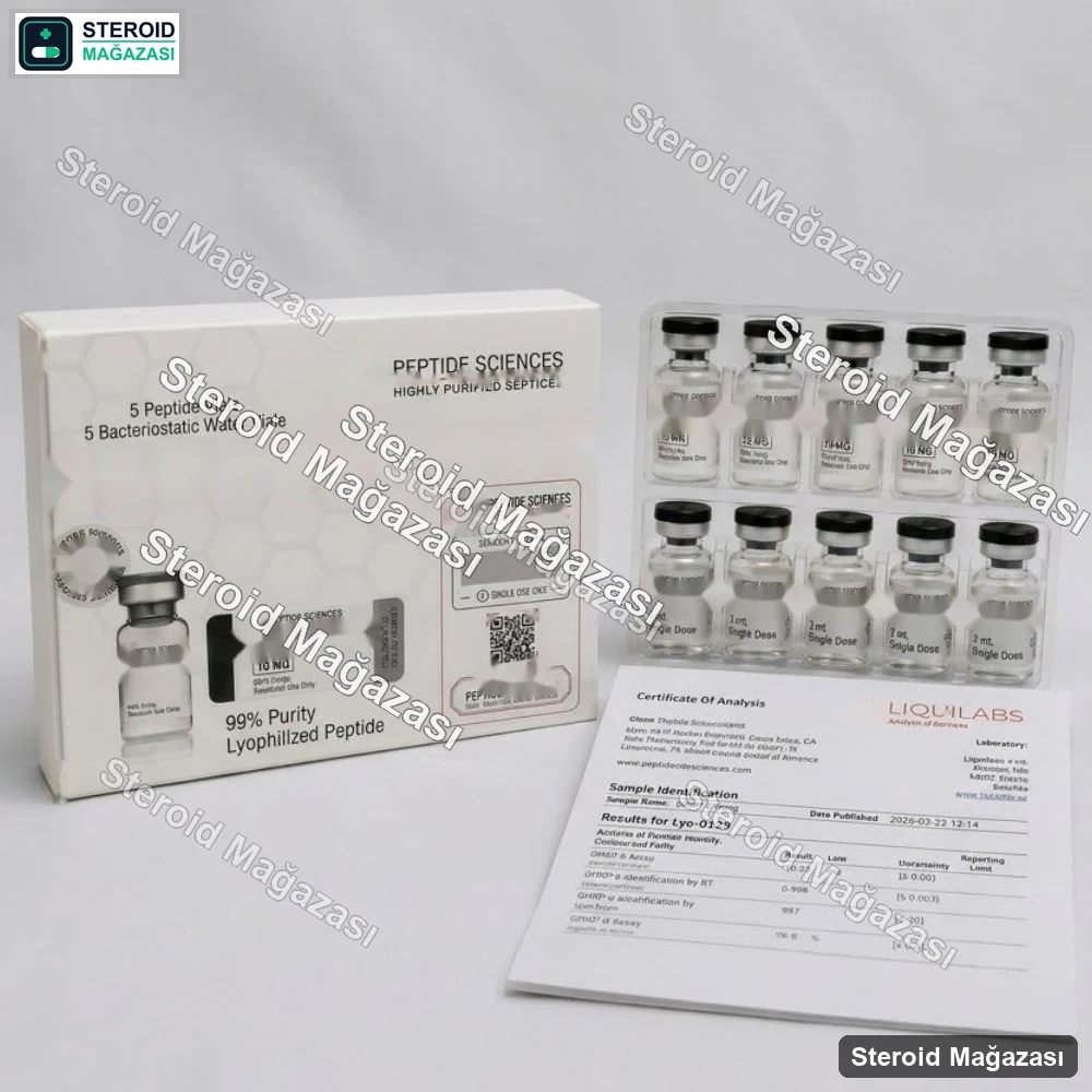 Sciences GHRP-6 (5 Flakon + 5 Solüsyon)