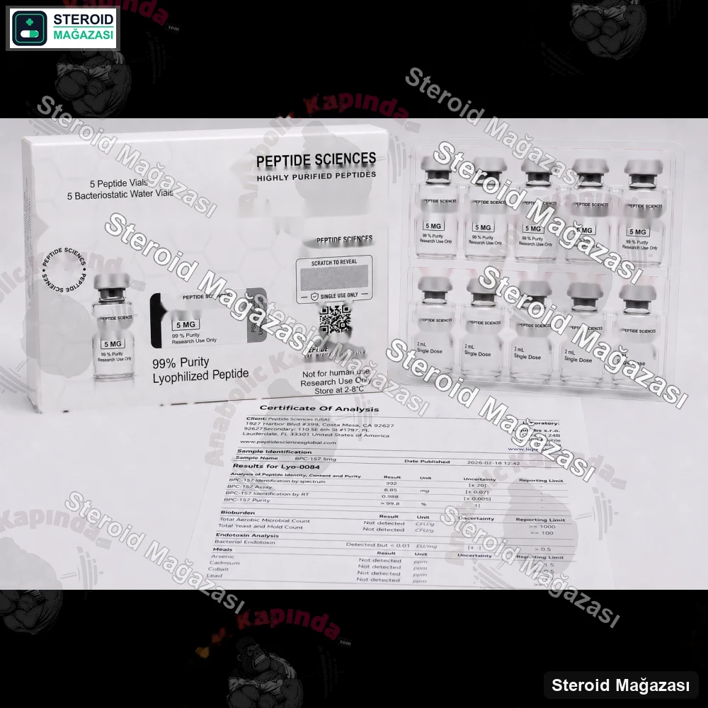 Sciences BPC-157 (5 Flakon + 5 Solüsyon)