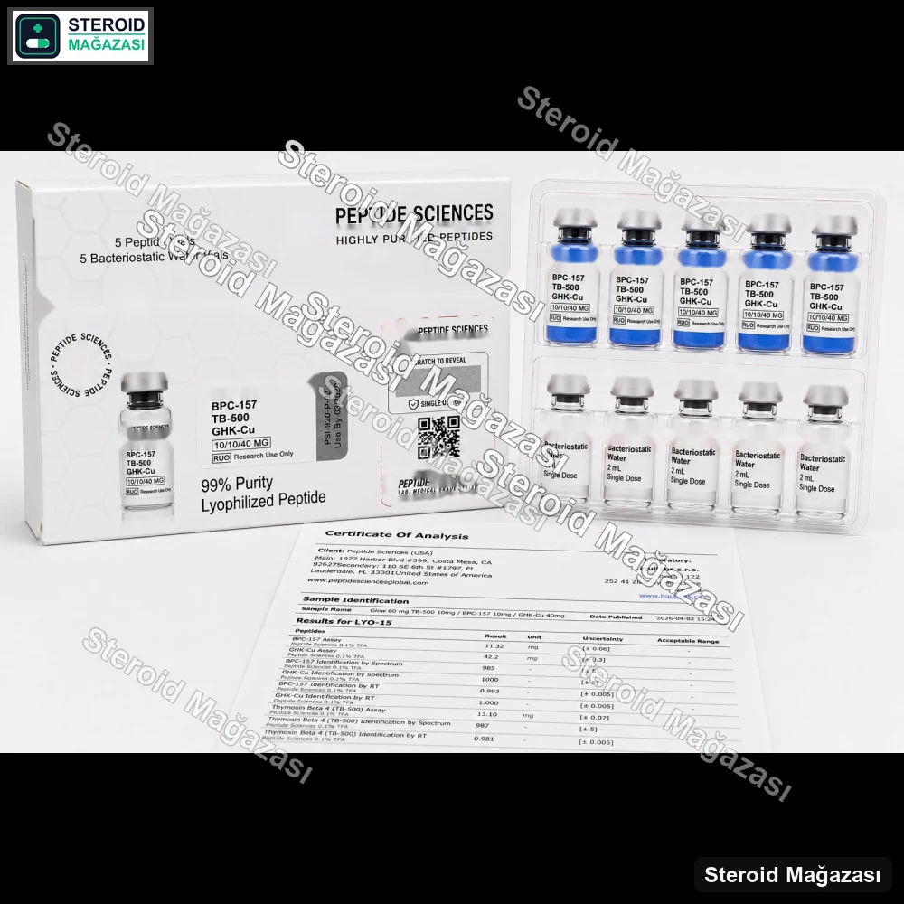Sciences GHK-Cu (Copper Peptide) (5 Flakon + 5 Solüsyon)